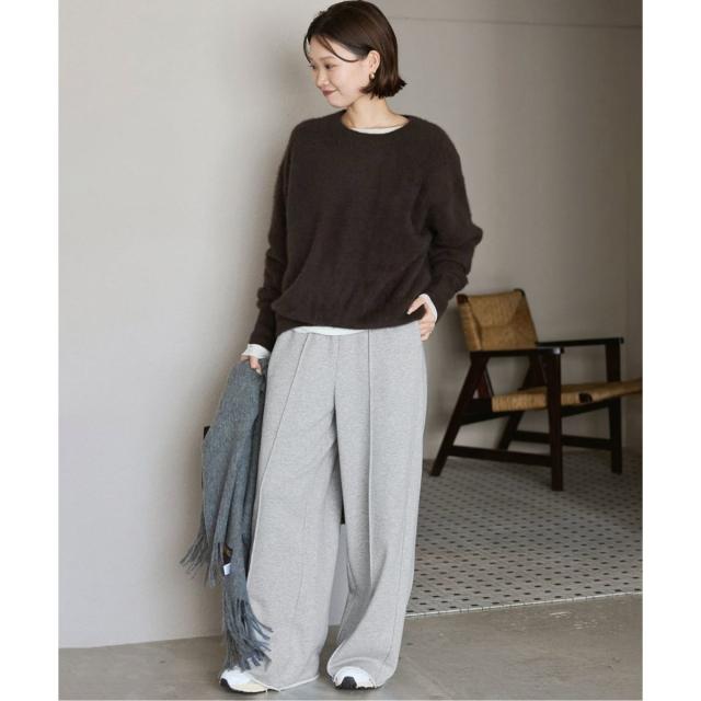 スローブ イエナ（SLOBE IENA）/《追加》裏毛ワイドパンツ