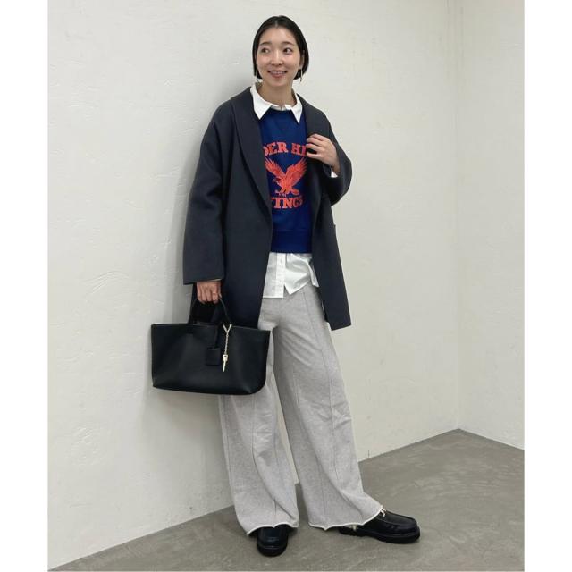 スローブ イエナ（SLOBE IENA）/《追加》裏毛ワイドパンツ