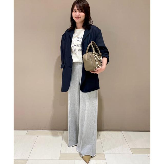 スローブ イエナ（SLOBE IENA）/《追加》裏毛ワイドパンツ