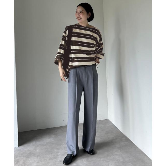 スローブ イエナ（SLOBE IENA）/《追加》ビックボーダープルオーバー