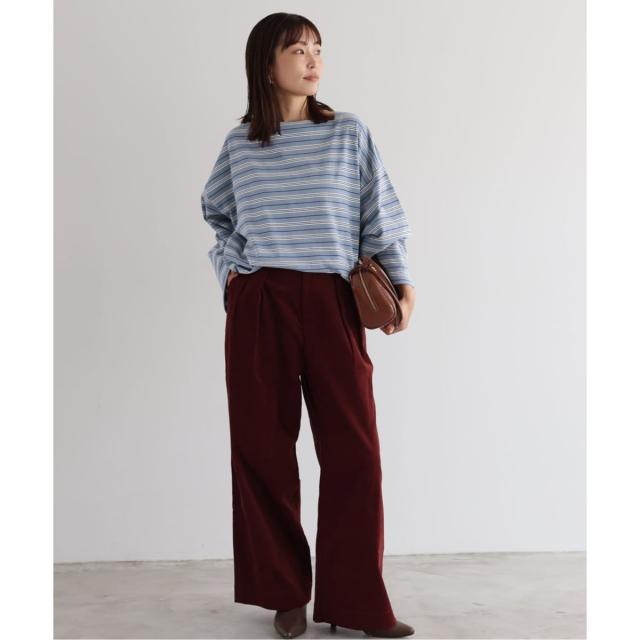 スローブ イエナ（SLOBE IENA）/《追加》ビックボーダープルオーバー