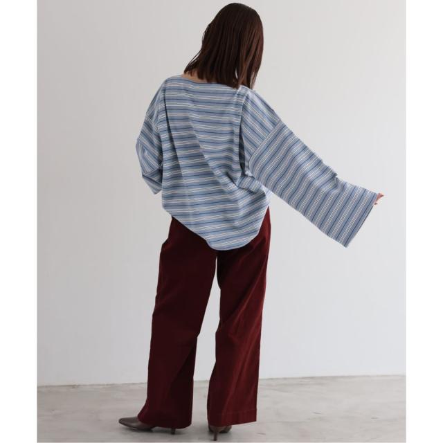 スローブ イエナ（SLOBE IENA）/《追加》ビックボーダープルオーバー