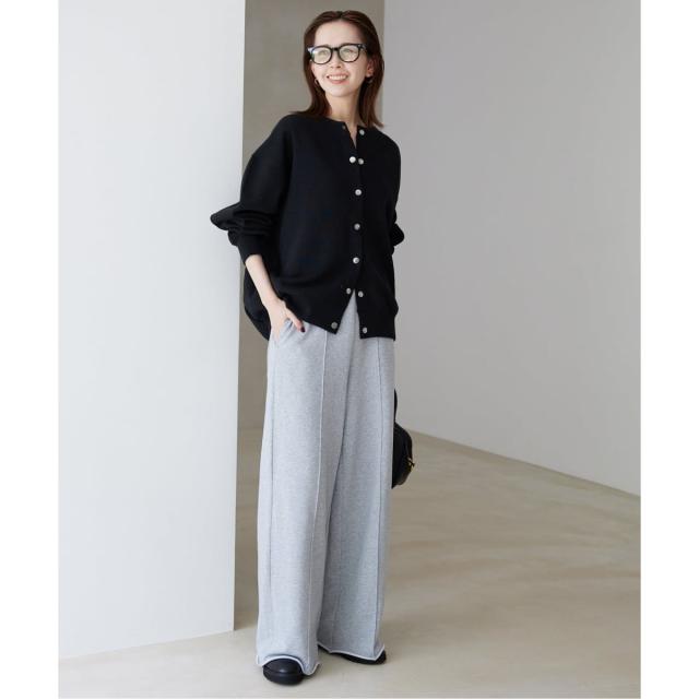 スローブ イエナ（SLOBE IENA）/《追加》ダブルフェイスジャージースナップカーディガン