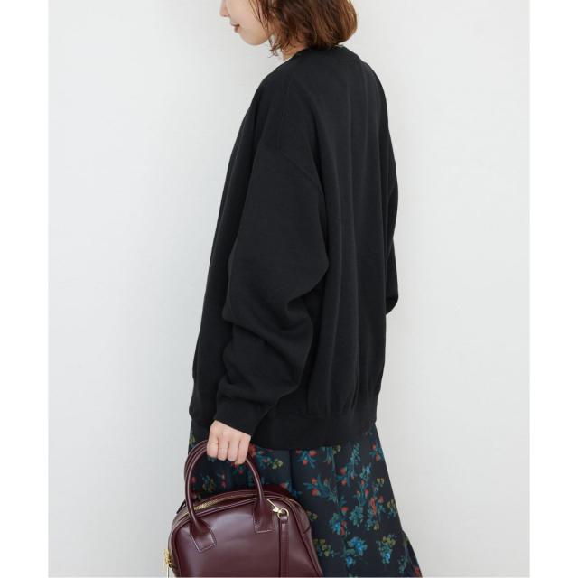 スローブ イエナ（SLOBE IENA）/《追加》ダブルフェイスジャージースナップカーディガン