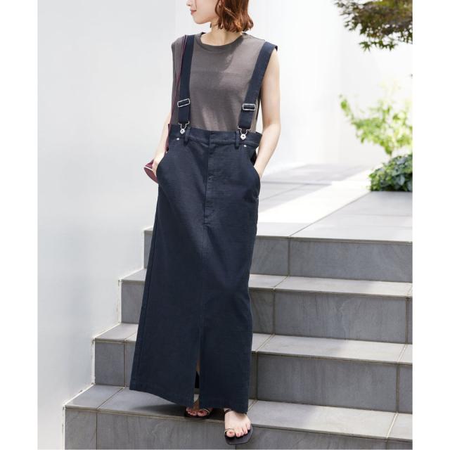 新品⭐︎SLOBE IENA（スローブイエナ）のハイウエストジャンパースカート SLOBE IENA スカート 「WEB限定/追加」ハイウエストジャンパー