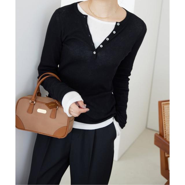 スローブ イエナ（SLOBE IENA）/《WEB限定/追加》スイビハイゲージヘンリープルオーバー