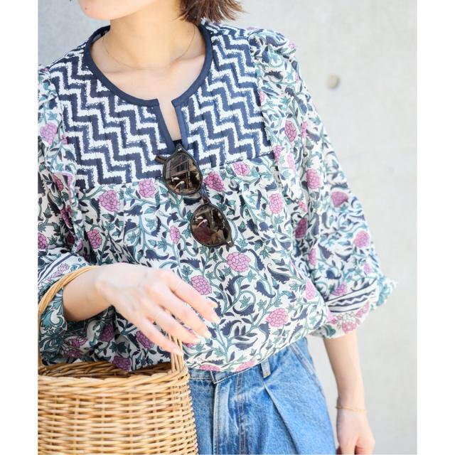 【新品タグ付】SLOBE IENA インドパネルブラウス 新品タグ付】SLOBE IENA インドパネルブラウス - メルカリ