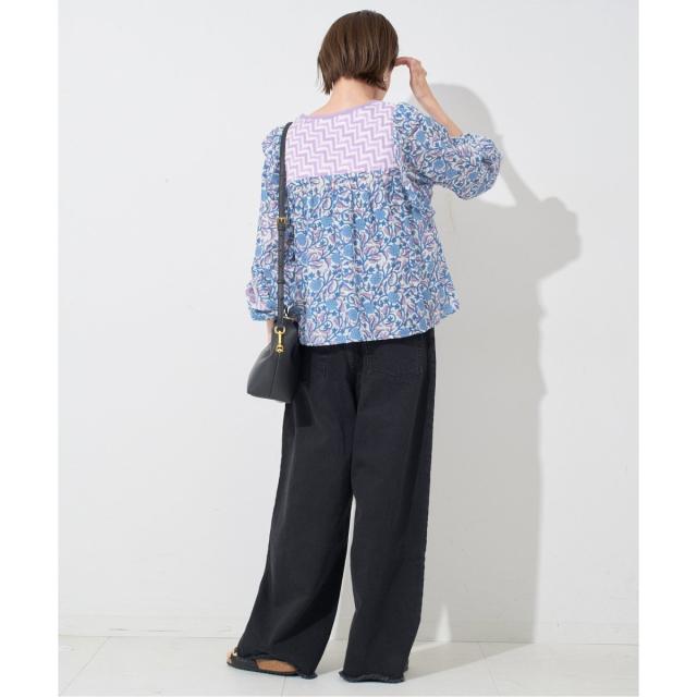 スローブ イエナ（SLOBE IENA）/インドパネルブラウスの通販はau