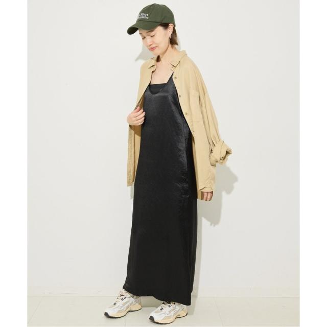 スローブ イエナ（SLOBE IENA）/《吸水速乾》リキッドサテンタンクワンピース