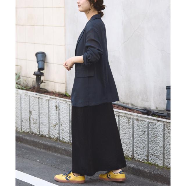 スローブ イエナ（SLOBE IENA）/《吸水速乾》リキッドサテンタンクワンピース