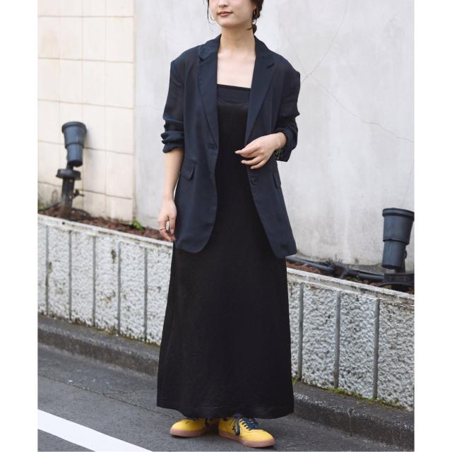 スローブ イエナ（SLOBE IENA）/《吸水速乾》リキッドサテンタンクワンピース