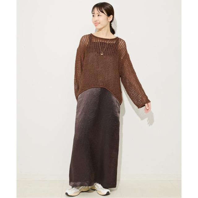 スローブ イエナ（SLOBE IENA）/《吸水速乾》リキッドサテンタンクワンピース