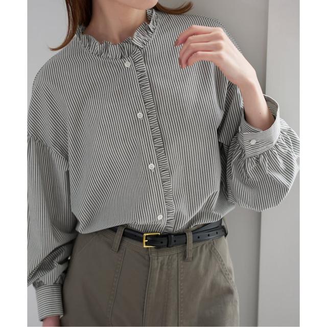 スローブ イエナ（SLOBE IENA）/《追加》ミニフリルブラウス