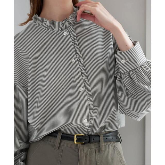 スローブ イエナ（SLOBE IENA）/《追加》ミニフリルブラウス