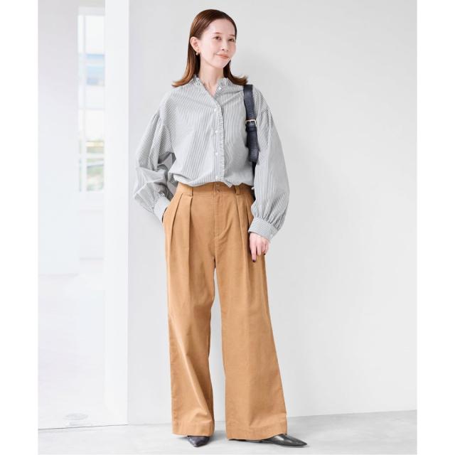 スローブ イエナ（SLOBE IENA）/《追加》ミニフリルブラウス