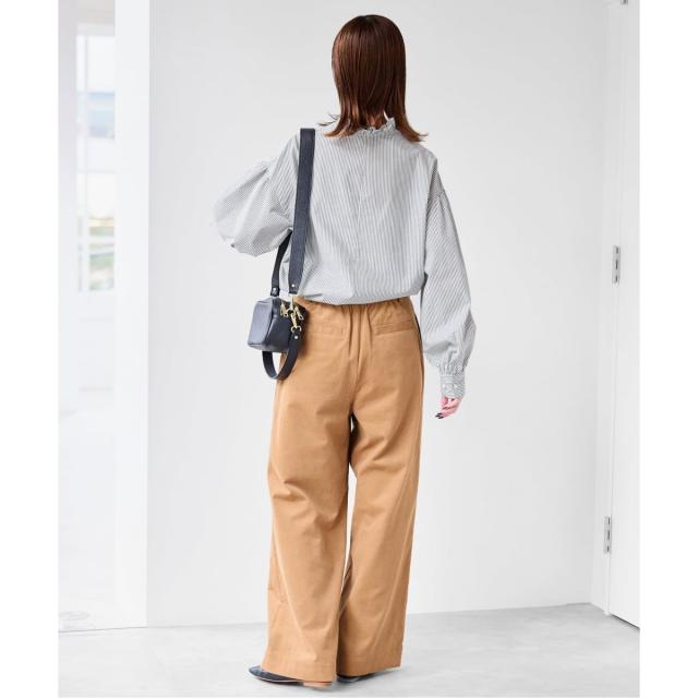 スローブ イエナ（SLOBE IENA）/《追加》ミニフリルブラウス