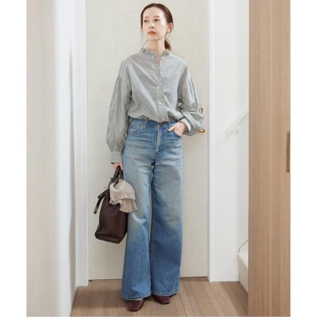 スローブ イエナ（SLOBE IENA）/《追加》ミニフリルブラウス