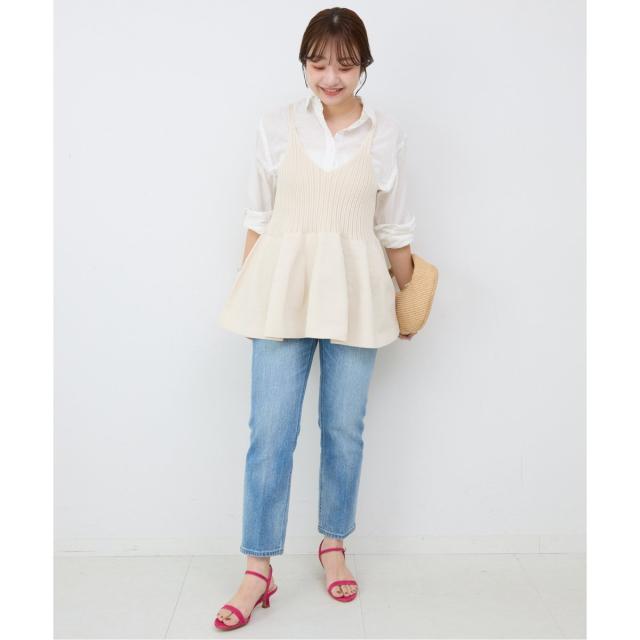 スローブ イエナ（SLOBE IENA）/《追加2》リネンコットンレギュラーシャツ