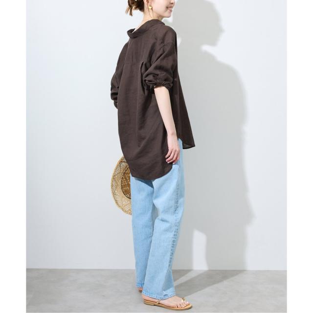 スローブ イエナ（SLOBE IENA）/《追加2》リネンコットンレギュラーシャツ