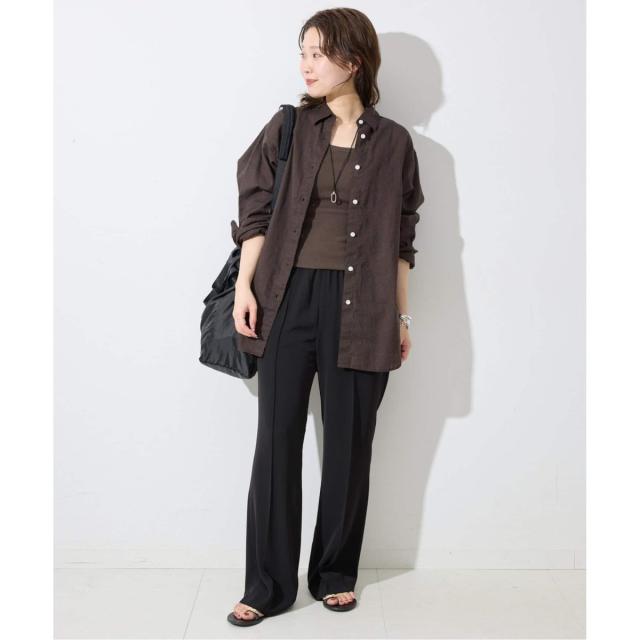 スローブ イエナ（SLOBE IENA）/《追加2》リネンコットンレギュラーシャツ