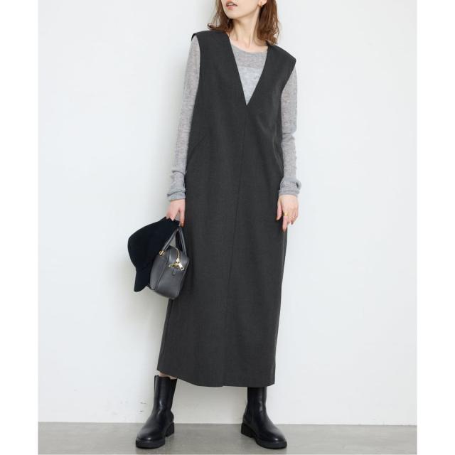 スローブ イエナ（SLOBE IENA）/《WEB限定/追加》TR Vネックジャンパースカート