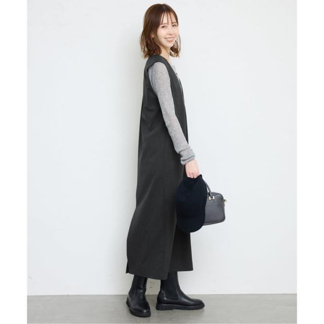 スローブ イエナ（SLOBE IENA）/《WEB限定/追加》TR Vネックジャンパースカート