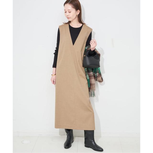 スローブ イエナ（SLOBE IENA）/《WEB限定/追加》TR Vネックジャンパースカート