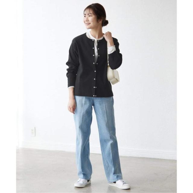 スローブ イエナ（SLOBE IENA）/《WEB限定/追加》フライスパールボタンカーディガン