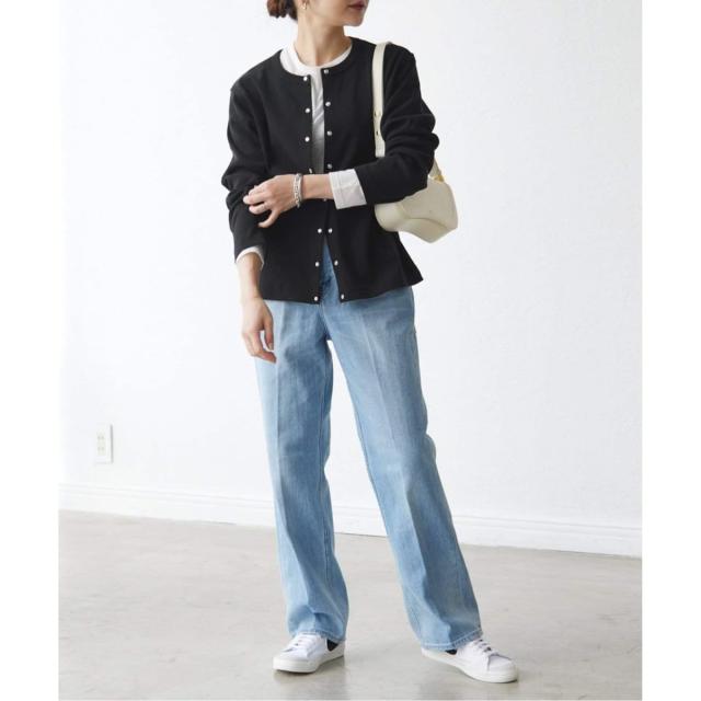 スローブ イエナ（SLOBE IENA）/《WEB限定/追加》フライスパールボタンカーディガン