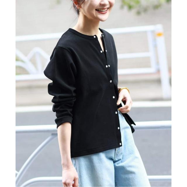 スローブ イエナ（SLOBE IENA）/《WEB限定/追加》フライスパールボタンカーディガン