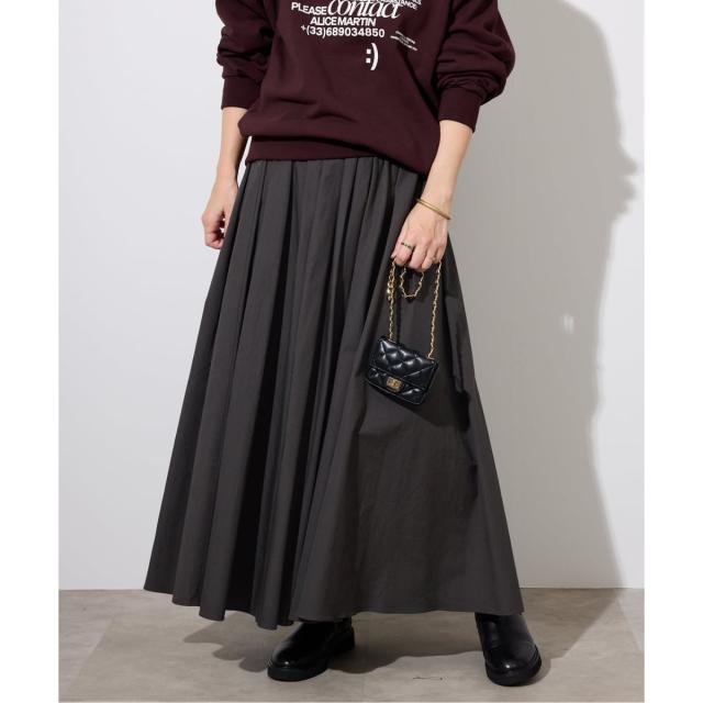 スローブ イエナ（SLOBE IENA）/ランダムタックボリュームスカート