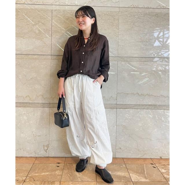 スローブ イエナ（SLOBE IENA）/カットワークコットンカーゴパンツの