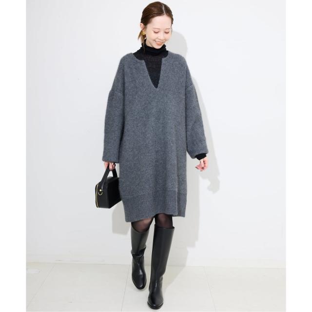 スローブ イエナ（SLOBE IENA）/《追加》ウォッシャブルファーリーミニワンピース