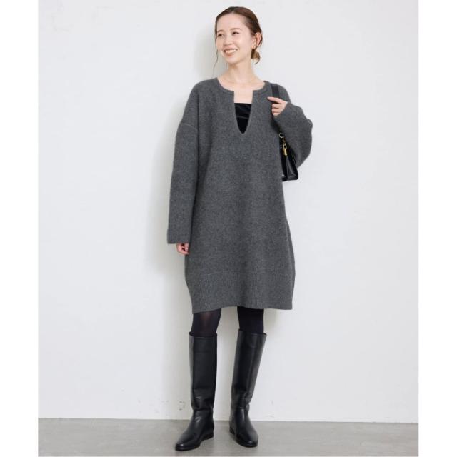 スローブ イエナ（SLOBE IENA）/《追加》ウォッシャブルファーリーミニワンピース