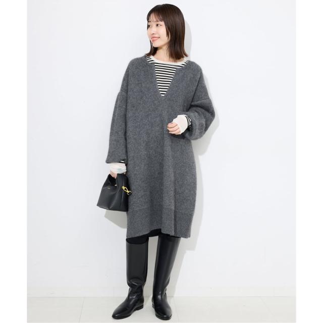 スローブ イエナ（SLOBE IENA）/《追加》ウォッシャブルファーリーミニワンピース