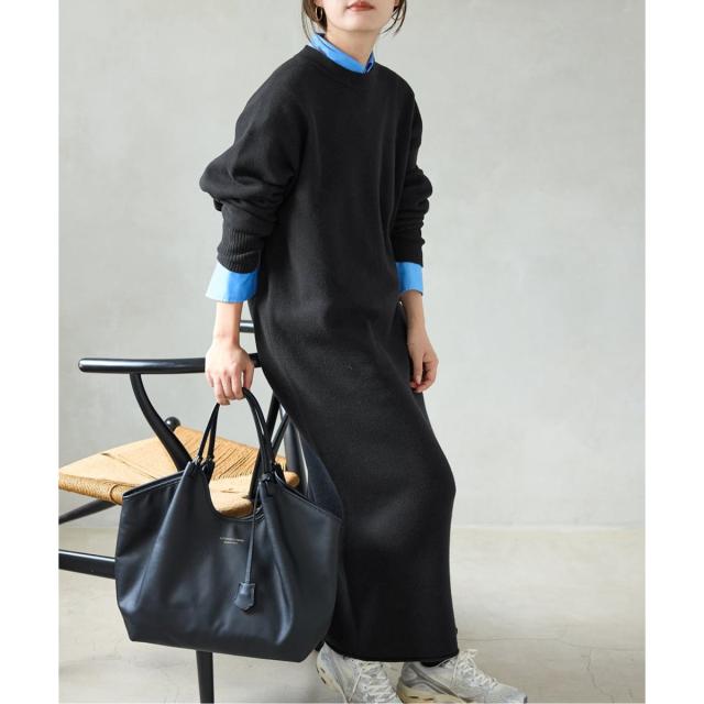スローブ イエナ（SLOBE IENA）/《WEB限定/追加》ウォッシャブルスムース ニットワンピース