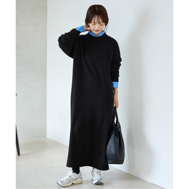 スローブ イエナ（SLOBE IENA）/《WEB限定/追加》ウォッシャブルスムース ニットワンピース