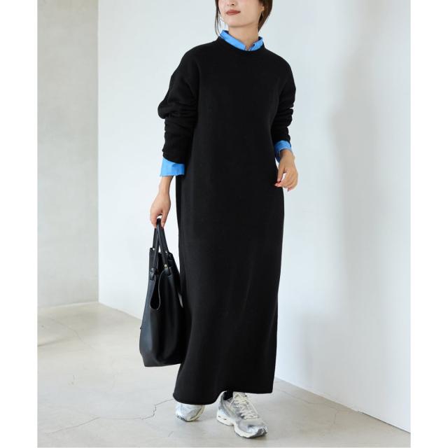 スローブ イエナ（SLOBE IENA）/《WEB限定/追加》ウォッシャブルスムース ニットワンピース