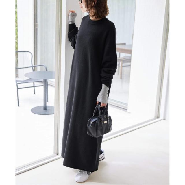 スローブ イエナ（SLOBE IENA）/《WEB限定/追加》ウォッシャブルスムース ニットワンピース