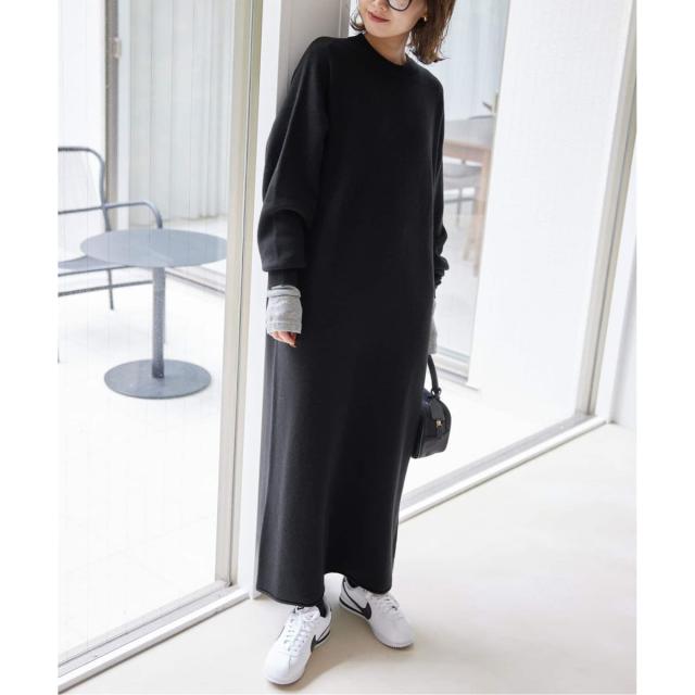 スローブ イエナ（SLOBE IENA）/《WEB限定/追加》ウォッシャブルスムース ニットワンピース