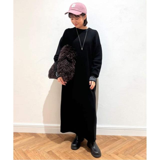 スローブ イエナ（SLOBE IENA）/《WEB限定/追加》ウォッシャブルスムース ニットワンピース