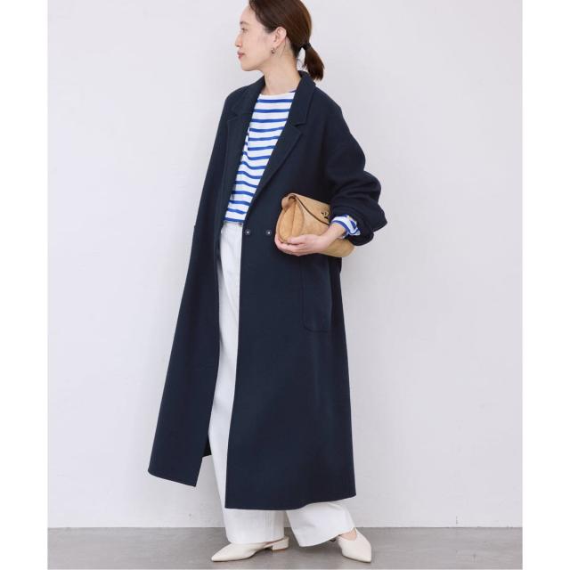 スローブ イエナ（SLOBE IENA）/souple wool ダブルフェイスロング