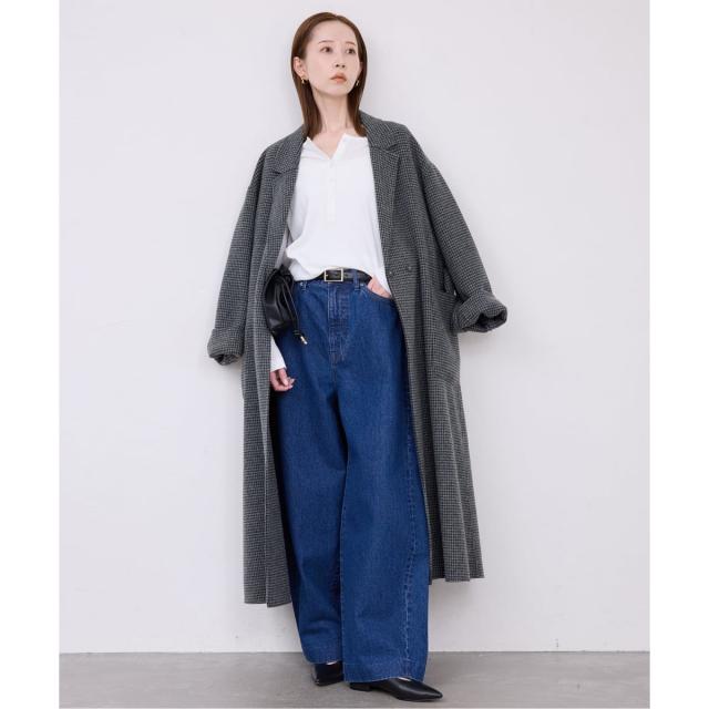 スローブ イエナ（SLOBE IENA）/souple wool ダブルフェイスロング