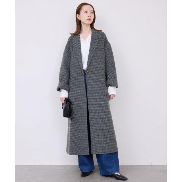 スローブ イエナ（SLOBE IENA）/souple wool ダブルフェイスロング