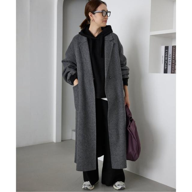 スローブ イエナ（SLOBE IENA）/souple wool ダブルフェイスロング