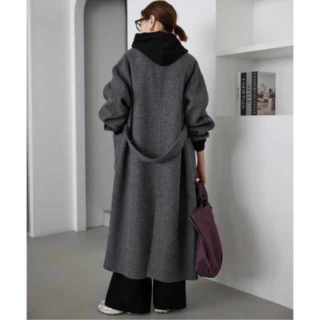 スローブ イエナ（SLOBE IENA）/souple wool ダブルフェイスロング