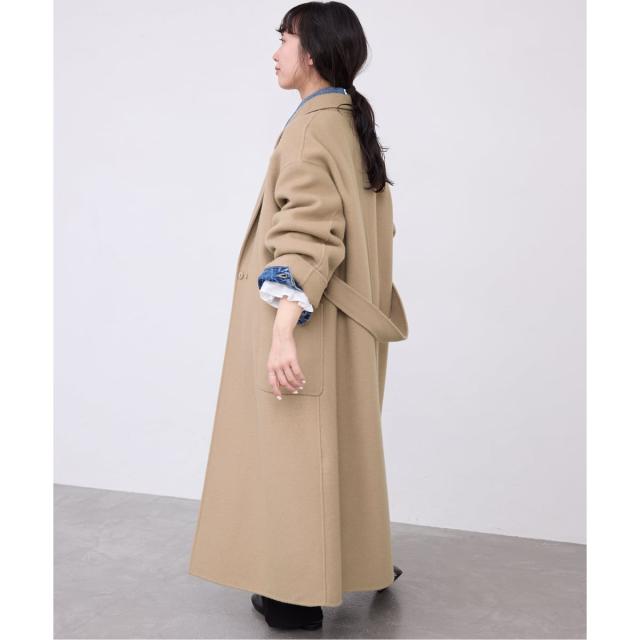 スローブ イエナ（SLOBE IENA）/souple wool ダブルフェイスロング