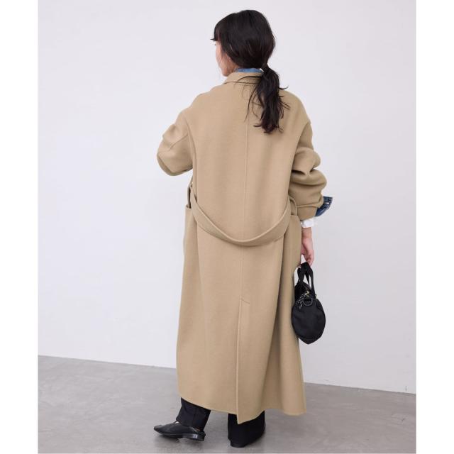 スローブ イエナ（SLOBE IENA）/souple wool ダブルフェイスロング