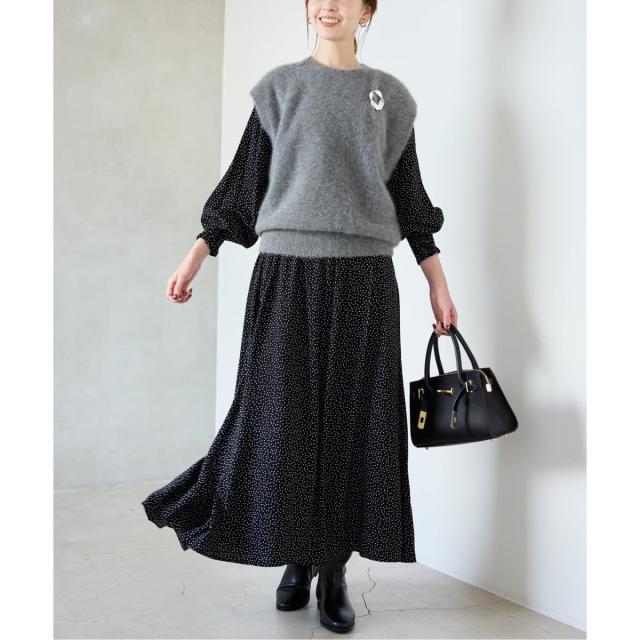 スローブ イエナ（SLOBE IENA）/《WEB限定/追加》ドットシャーリング