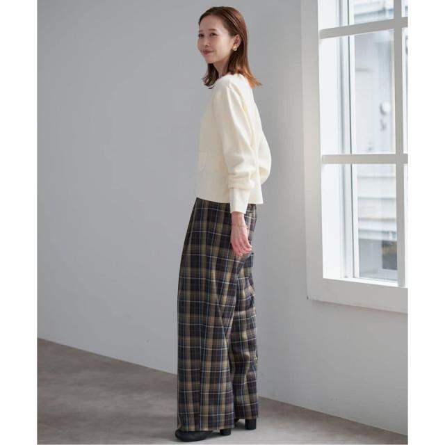 スローブ イエナ（SLOBE IENA）/《セットアップ対応可》コットンダブルフェイスカーディガン